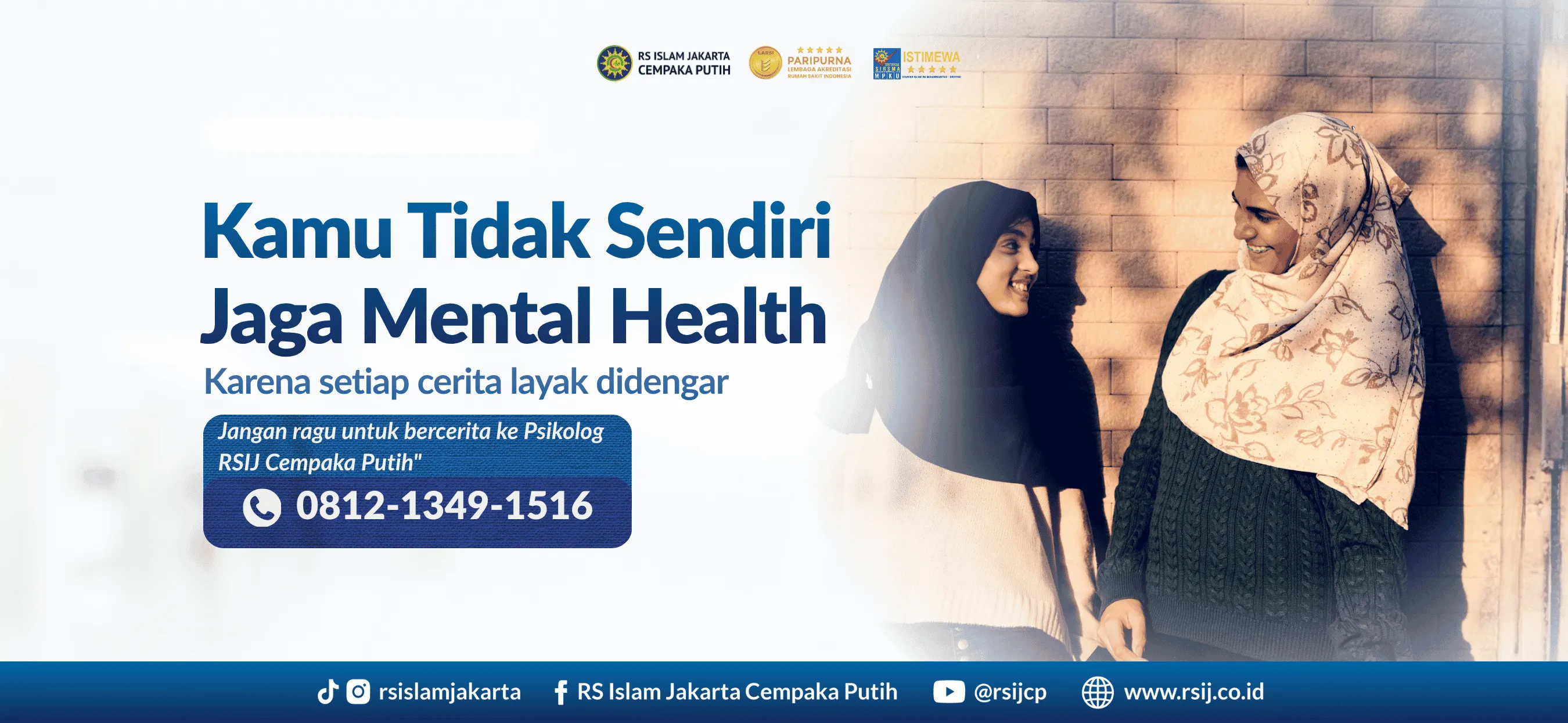 Kamu Tidak Sendiri Jaga Mental Health, Karena Setiap Cerita Layak Didengar