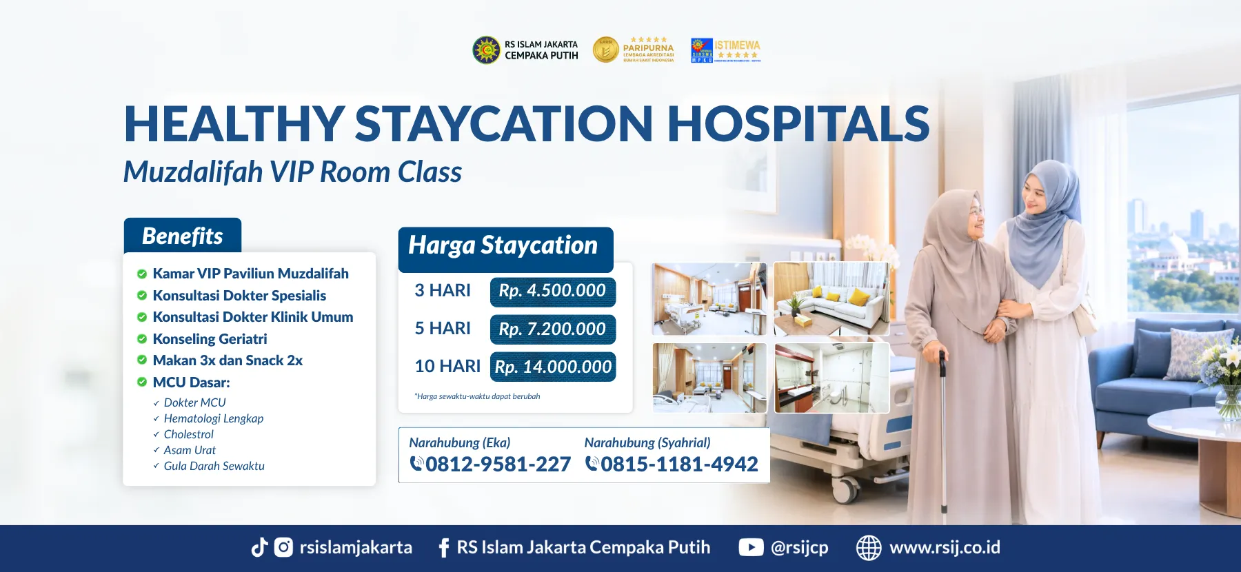 Healthy staycation muzdalifah