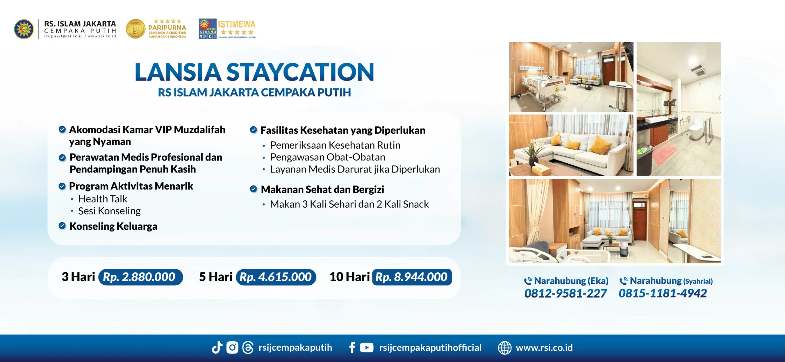 Lansia Staycation: Kenyamanan Orang Tua yang Utama