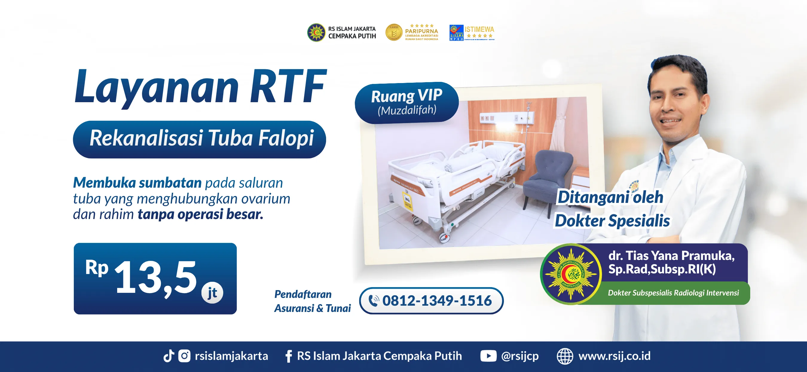 Wujudkan Harapan Memiliki Buah Hati Melalui Layanan Rekanalisasi Tuba Falopi (RTF)